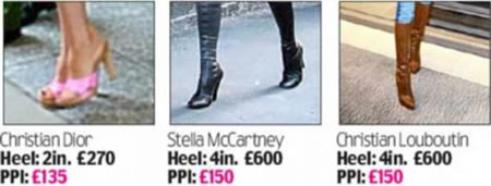 Posh spice and her heels...expensive all the way! - Luxurylaunches