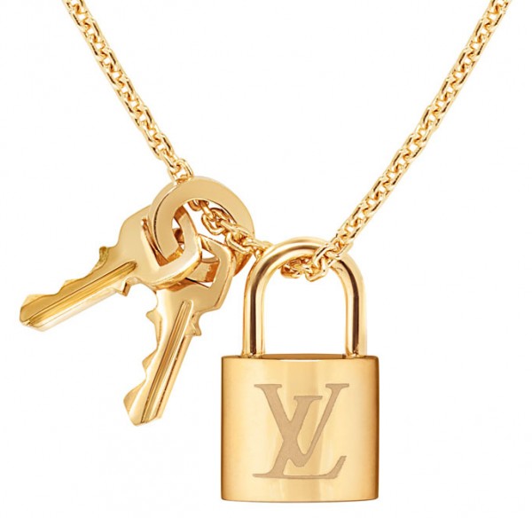 Louis Vuitton Padlock & Keys Yellow Gold Bracelet