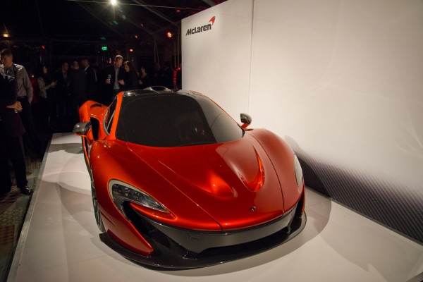 McLaren P1 supercar made a private appearance at Beverly Hills
