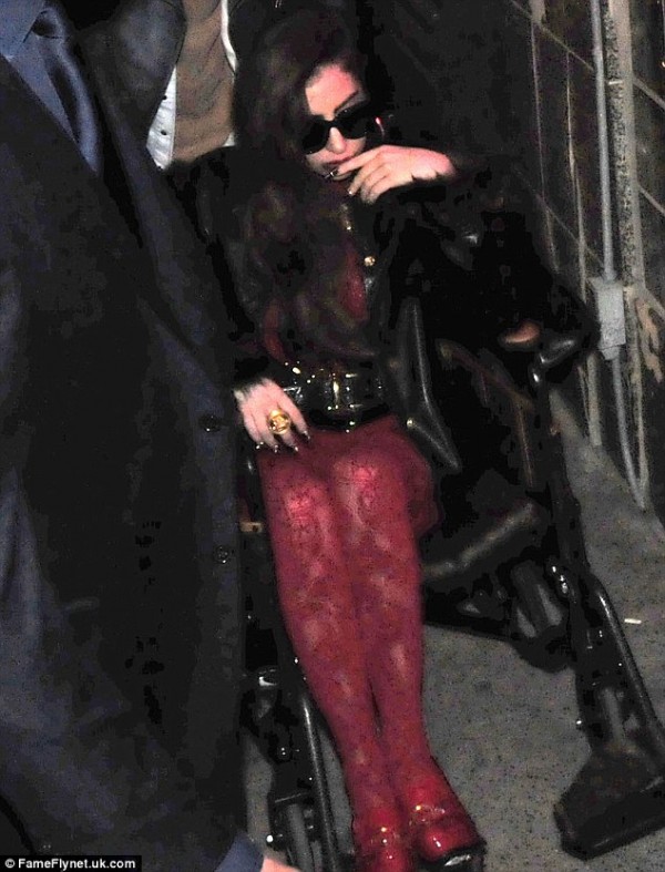 Lady Gaga spotted on Louis Vuitton wheelchair - Luxurylaunches