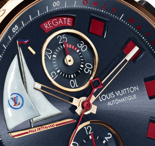 Louis Vuitton Tambour Spin Time Regetta designed for Only Watch