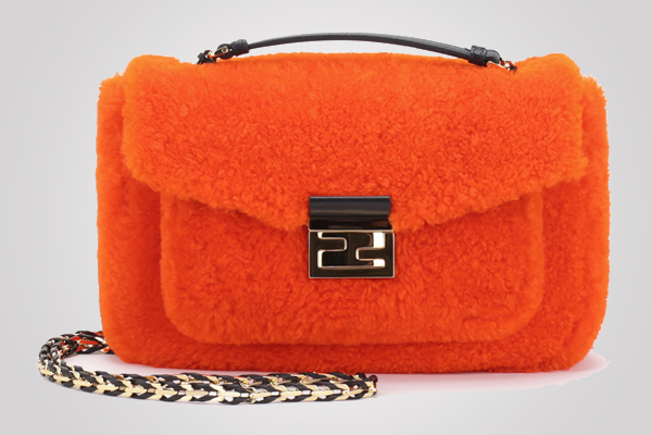 fendi-bebaguette-bag-shearling-orange