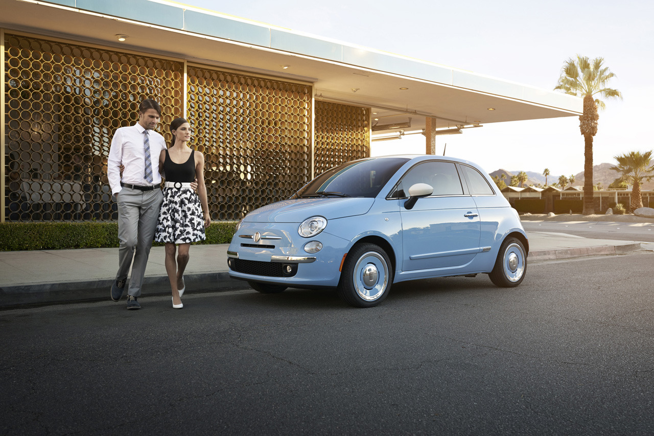 A limited edition Fiat 500 dedicated to Guerlain's La petite Robe