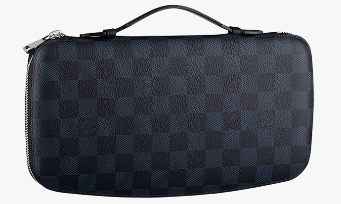 Louis Vuitton 2015 Damier Graphite Pattern Marco Wallet - Grey