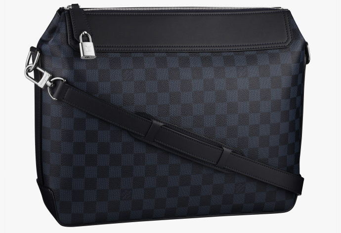 Louis Vuitton Damier cobalt Greenwich laptop messenger shoulder bag