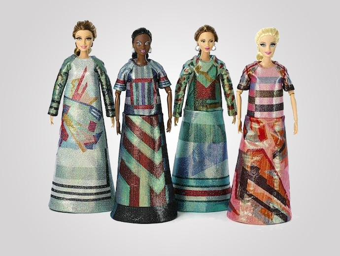 Barbie goes graphic in Brit designer Sadie Wiliams' avant garde