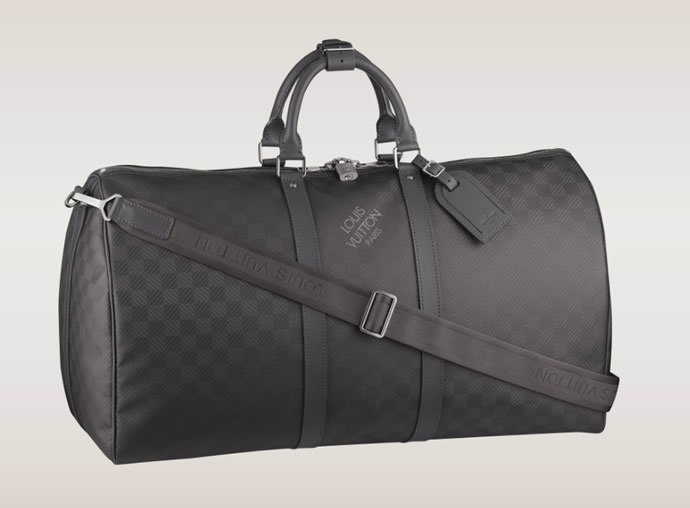 Louis Vuitton's Damier Carbone Keepall travel bag gets a high tech ...