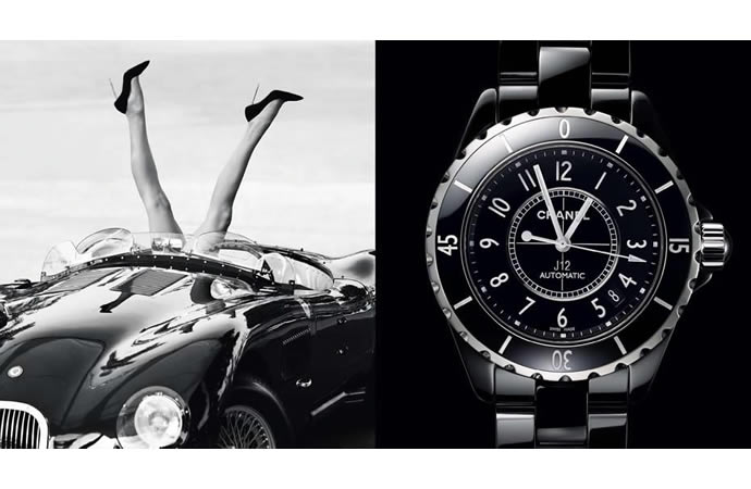 The L'Instant Chanel watch campaign is a black and white icon in the making  - Luxurylaunches