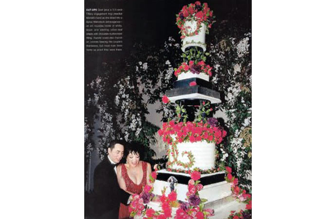 most expensive celebrity wedding cakes ...