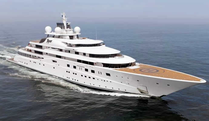 leonardo dicaprio super yacht