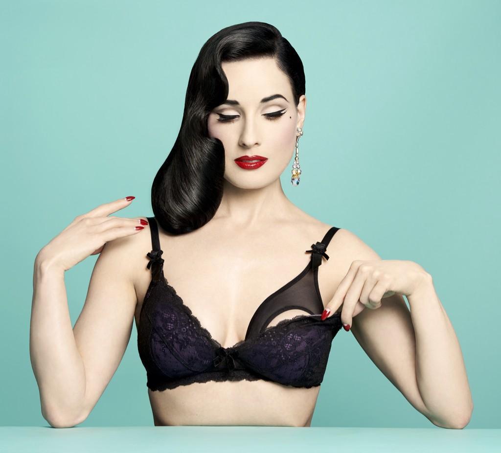 Dita Von Teese launches a seductive range of lingerie called Von Follies at  Debenhams