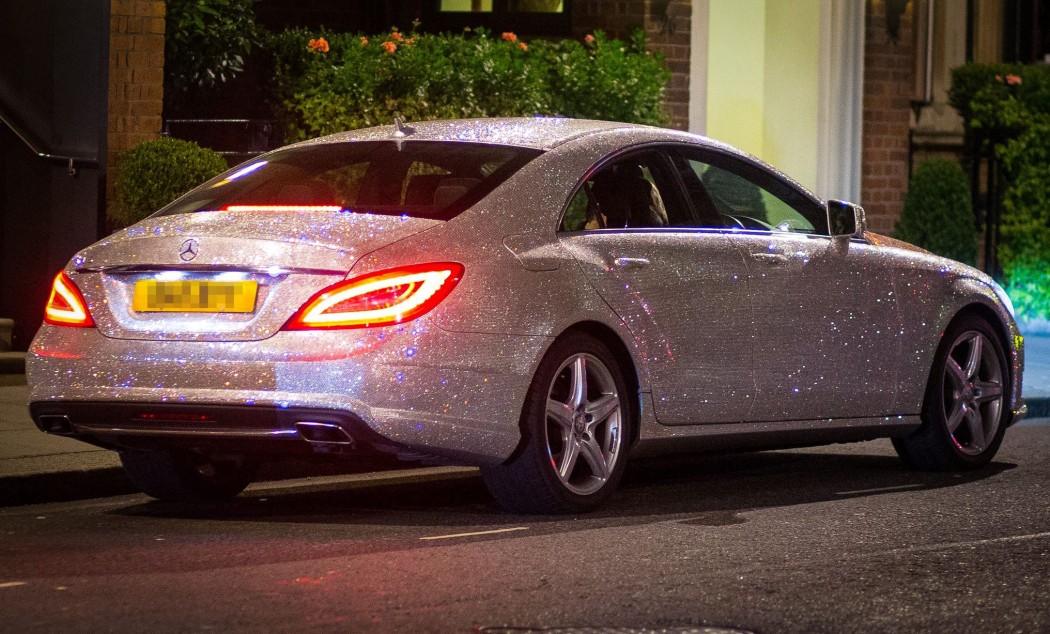 Studded With A Million Swarovski Crystals This Mercedes Benz Is Causing Traffic Jams In London Luxurylaunches