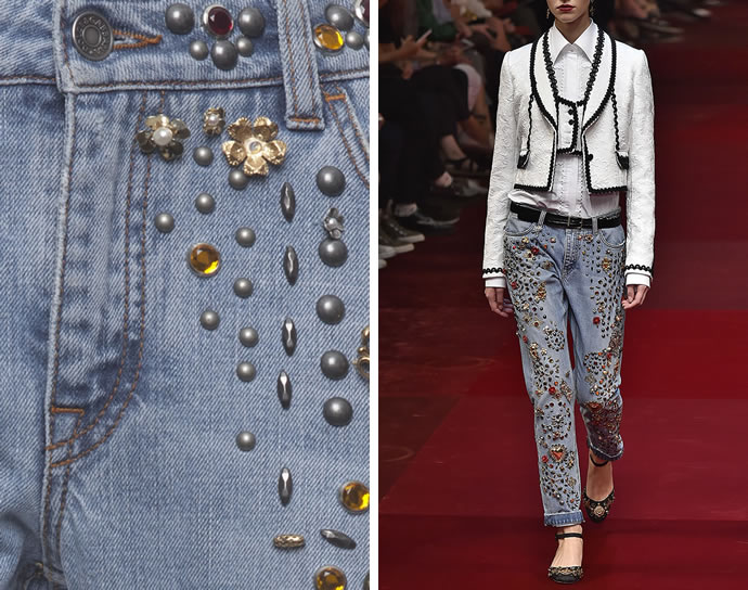 Fancy a $12,500 Swarovski encrusted Dolce & Gabbana jeans? - Luxurylaunches