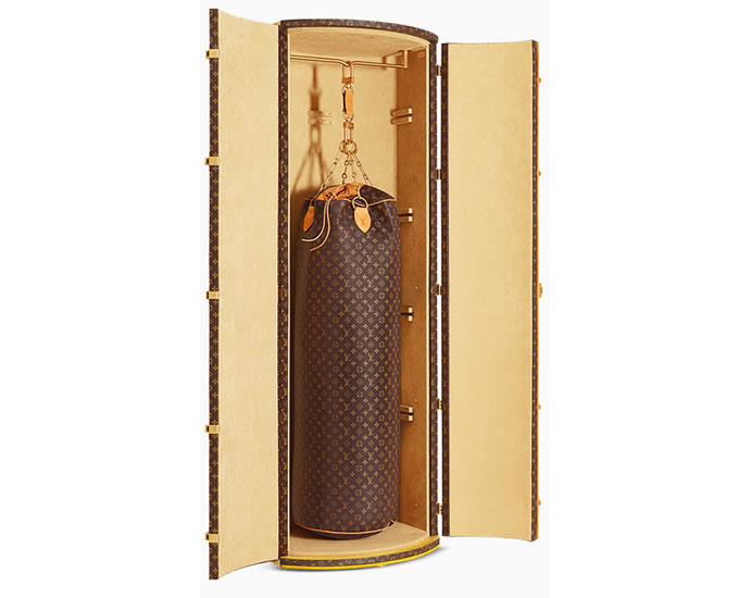 Would you buy Karl Largerfeld and Louis Vuitton’s $175,000 monogrammed punching bag?