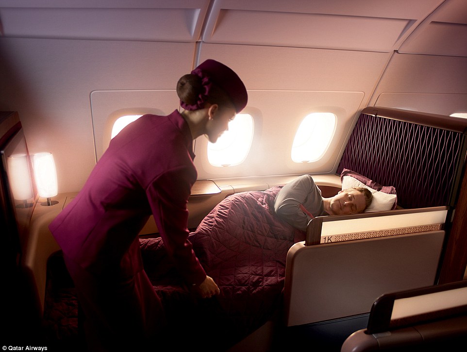 Qatar Airways A380 First Class suites come with caviar, spa like