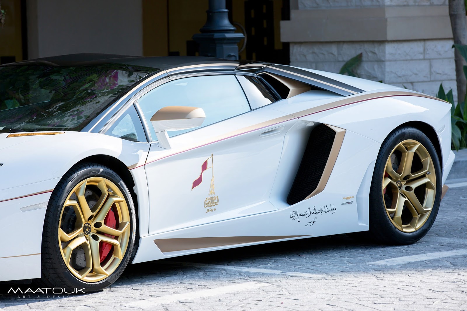 Meet the oneoff gold plated Aventador