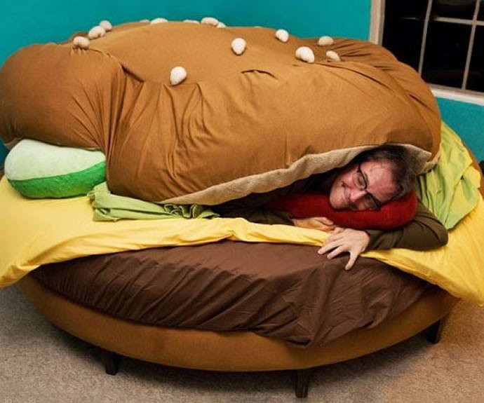 Burger bed