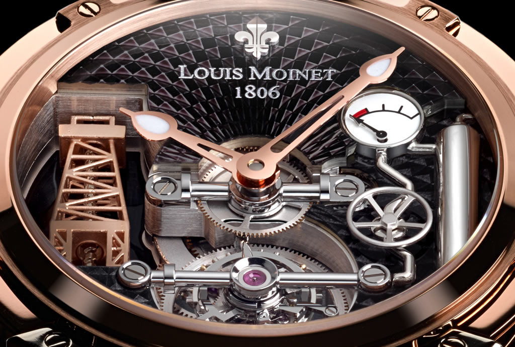 Louis Moinet introduces Derrick Gaz, an incredible timepiece that