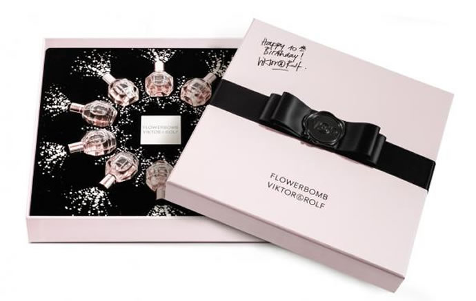 Viktor Rolf S Flowerbomb Turns 10 With A Limited Edition Mini Bottle Box Set Luxurylaunches