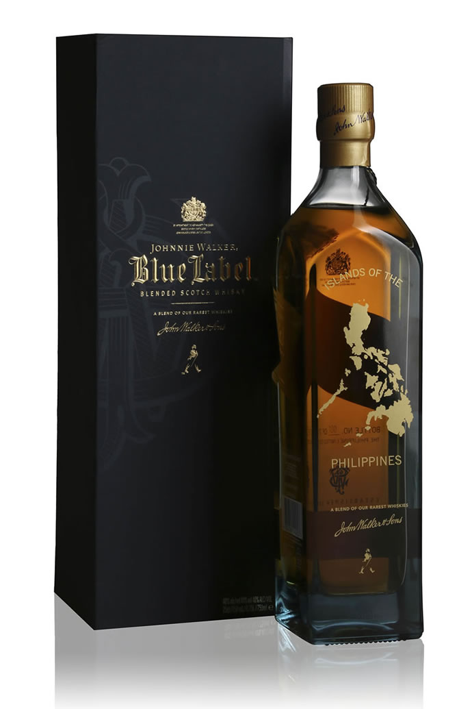 Limited edition Johnnie Walker Blue Label bottles for the Philippines