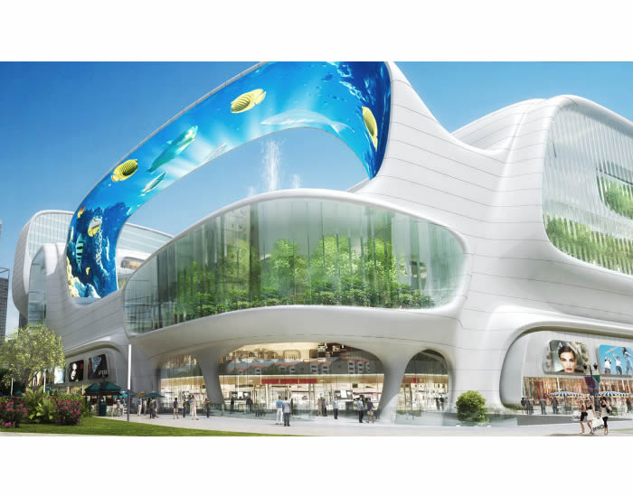 China To Be Home Of A Shopping Mall With A Huge Vertical Aquarium Luxurylaunches