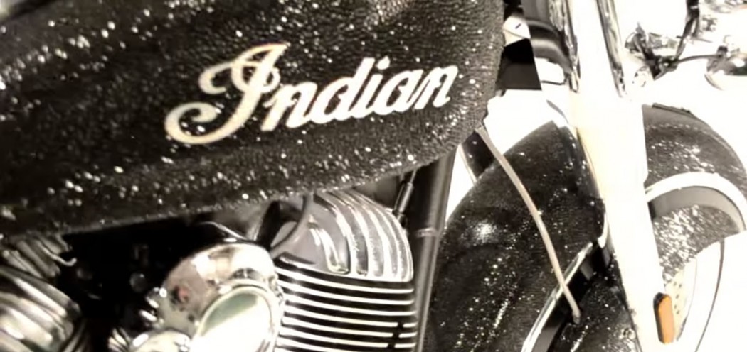 Behold a 2014 Indian Chief Classic entirely covered in Swarovski crystals -  Luxurylaunches