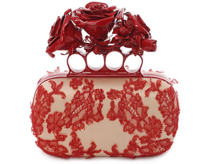 Arm Candy of the Week: Alexander McQueen’s rosy-fingered clutch