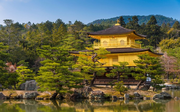 Golden pavilion, Kyoto, Japan