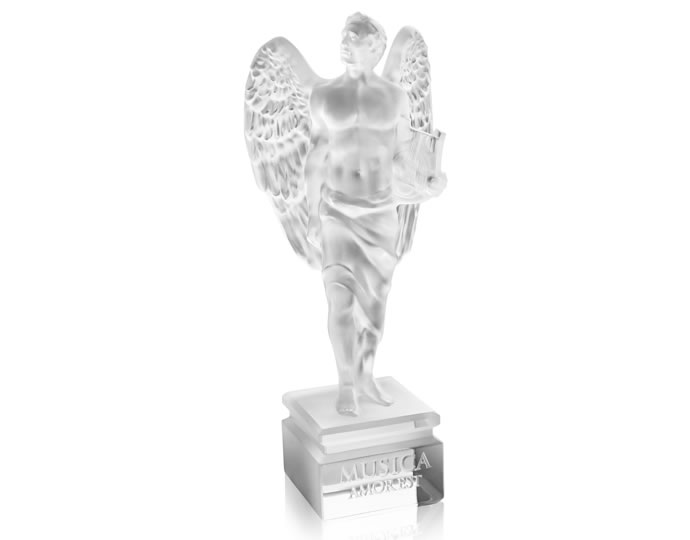 Angel, limited edition of 999 pieces, clear crystal