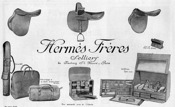 Hermes advertisement from 1923