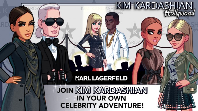 Screenshot from the Kim Kardashian Hollywood app.
