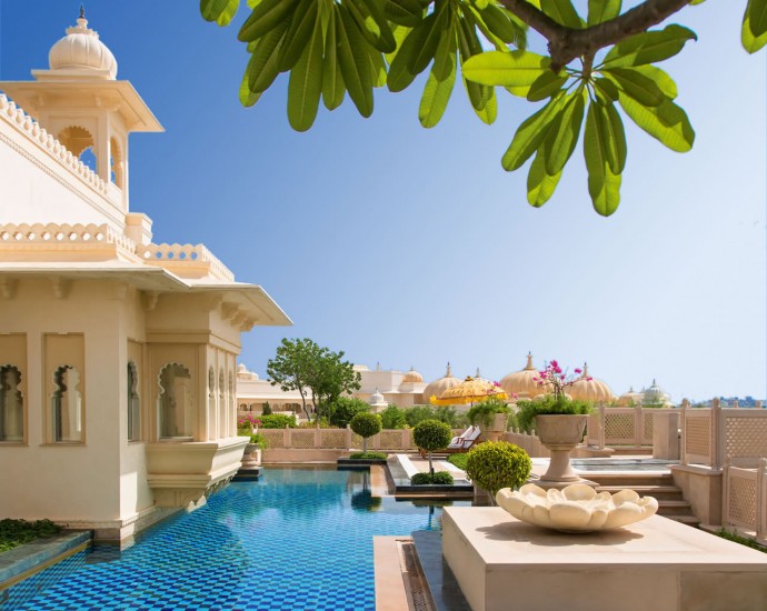 Private swimming pool of the Kohinoor Suite with private swimming pool