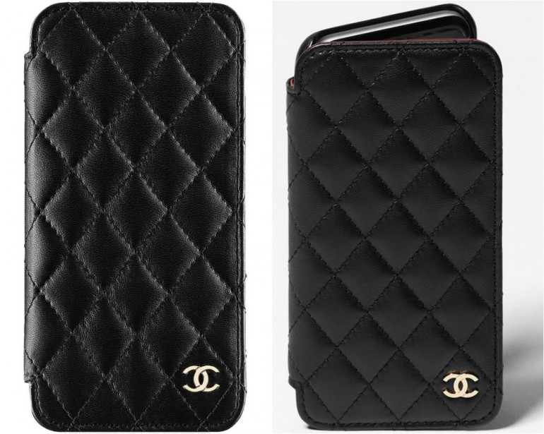 Black White Chanel iPhone X Case