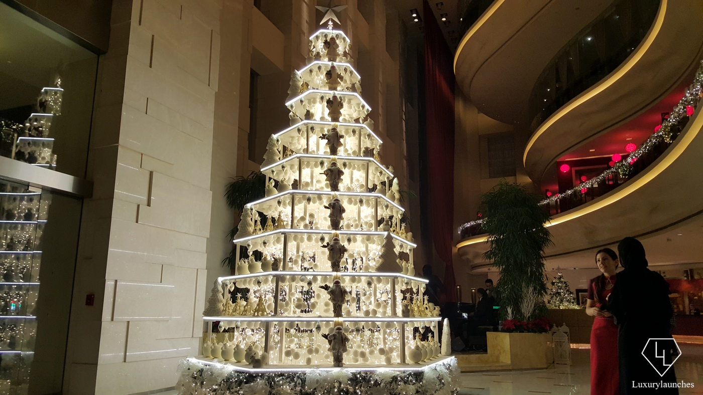 A gorgeous tree adorned the lobby for last Christmas.