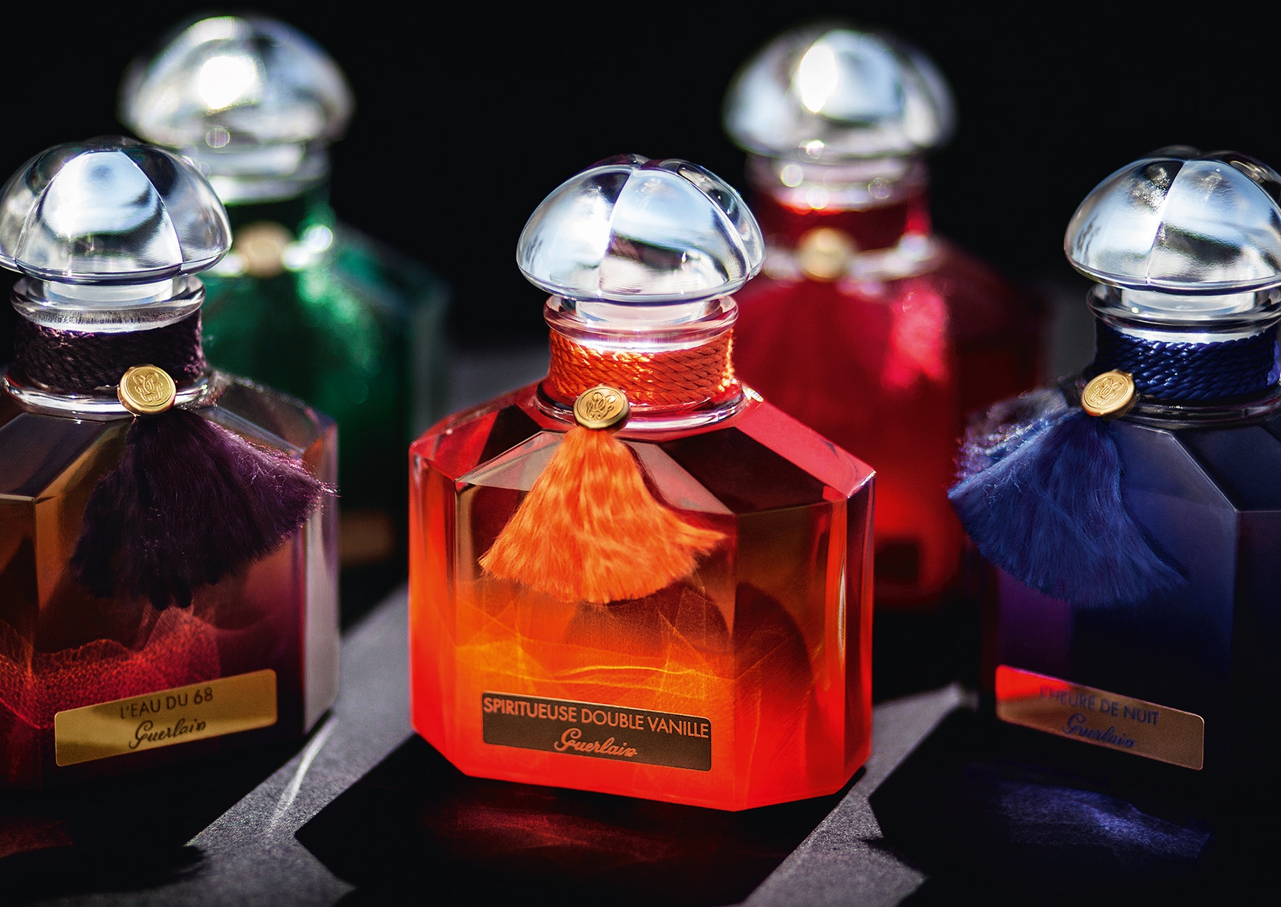 Guerlain unveils a colorful collection of five Flacon Quadrilobé fragrances  - Luxurylaunches