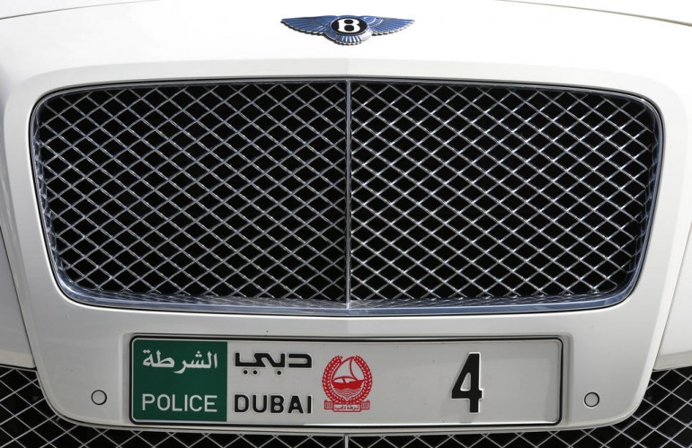 Mideast Dubai Police Exotic Cars