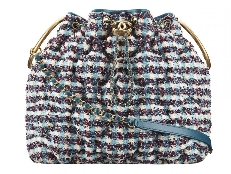Chanel-Cuba-Multicoloured-tweed-drawstring-bag