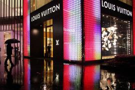 Louis Vuitton Opens Pop-up Made of Fragrance Packaging