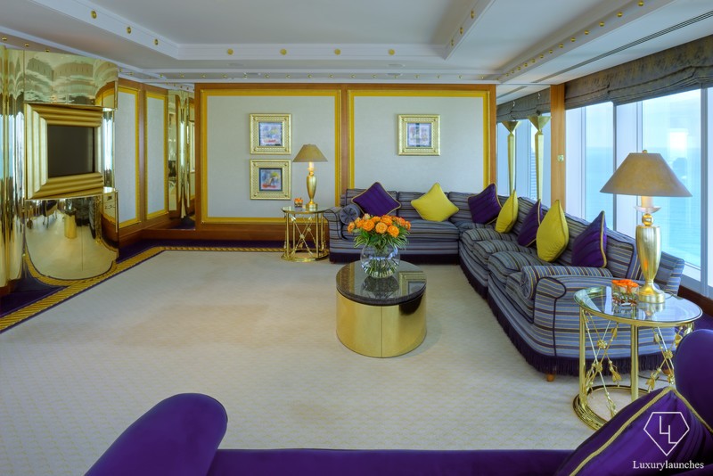 Panaromic one bedroom suite at Burj Al Arab Jumeirah - Luxurylaunches