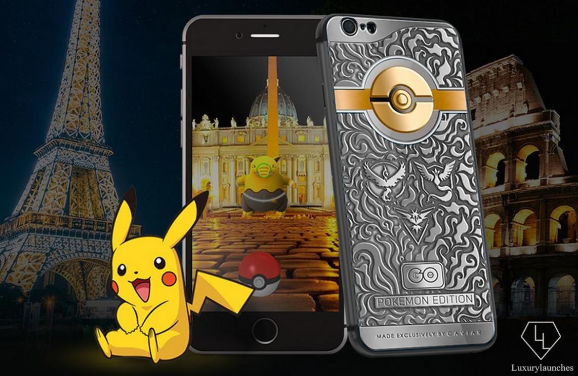 A Gold Plated Pokemon Go Edition Iphone 6s For The Ultimate Pikachu Fan Luxurylaunches