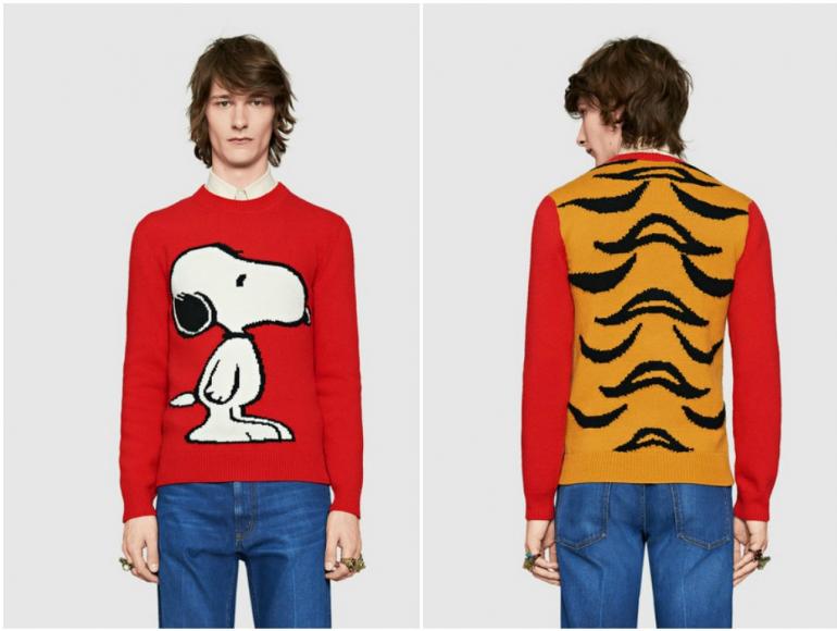 gucci snoopy sweater