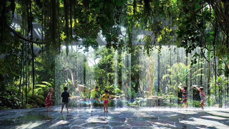 worlds first hotel with indoor rainforest dubai