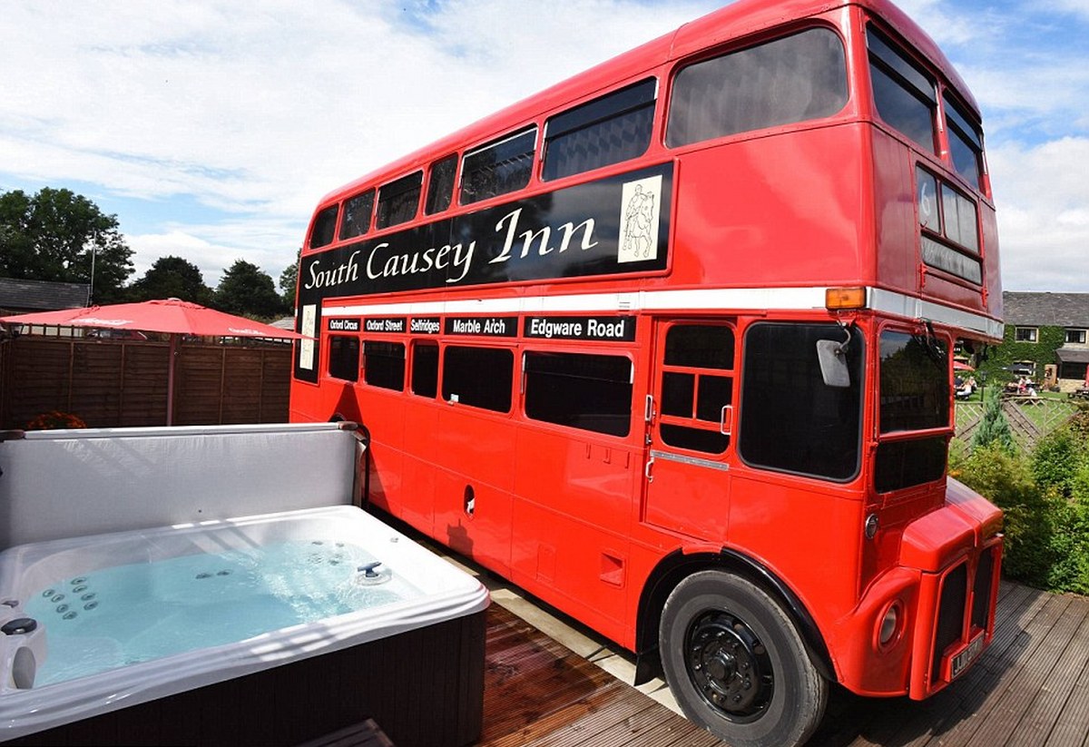 Take a look at this vintage double decker bus which is now ...