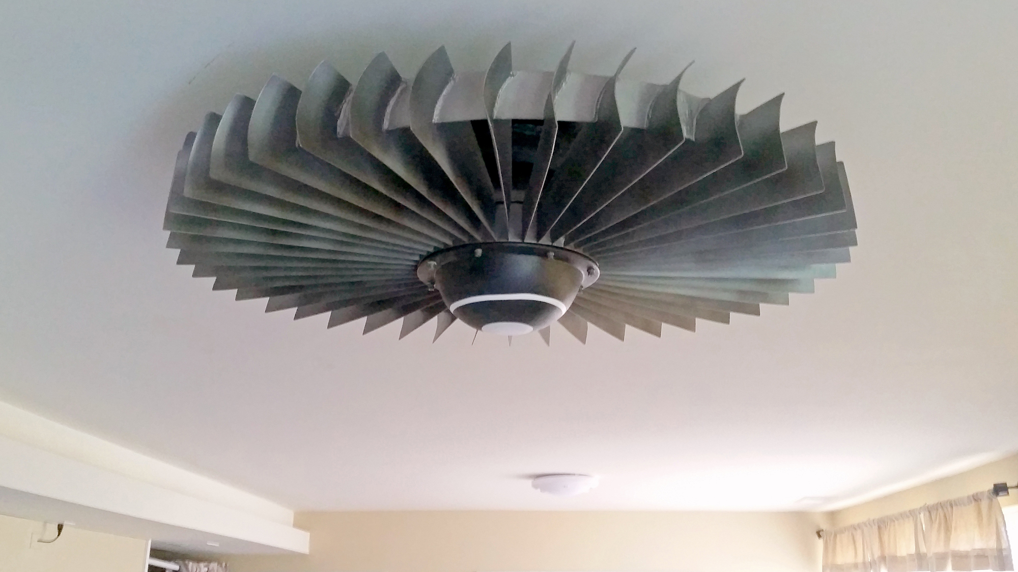 The Coolest Way To Beat The Heat A Jet Engine Ceiling Fan