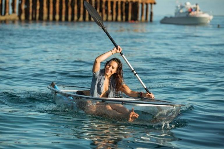 kayaking will be even more fun with these transparent kayaks