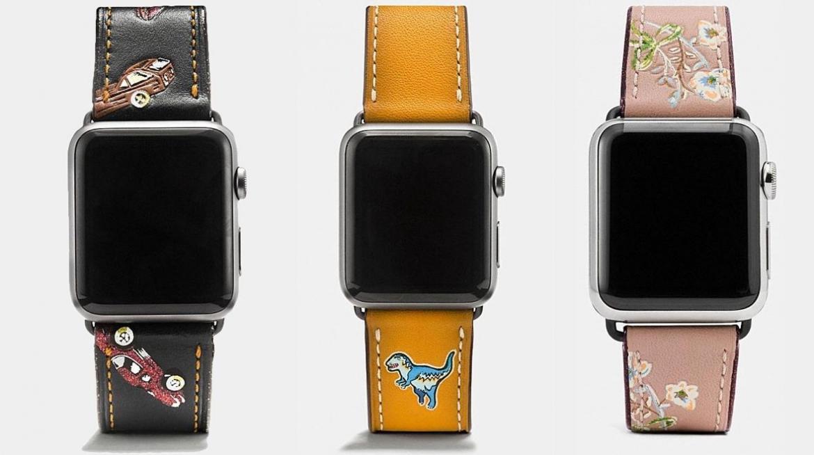 Coach debuts new Apple watch straps - Luxurylaunches