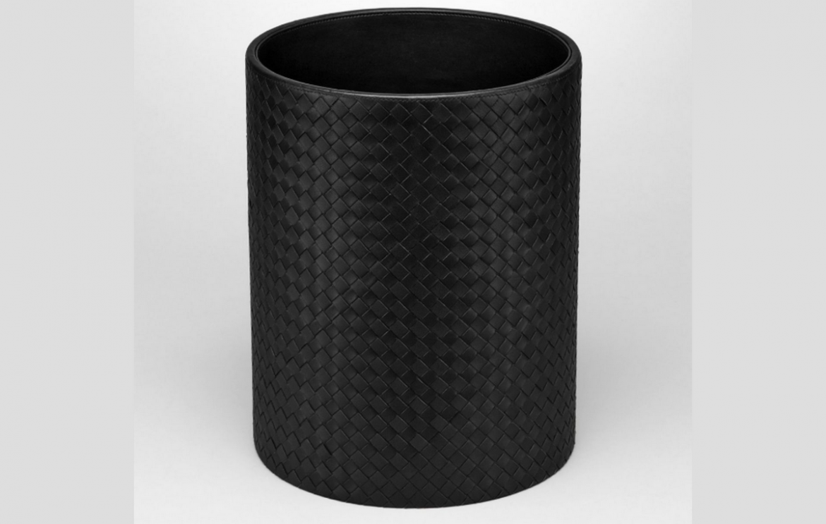 For the person who has everything: A $1000 nappa leather waste basket from  Bottega Veneta - Luxurylaunches