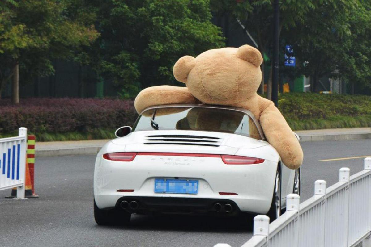 porsche teddy bear