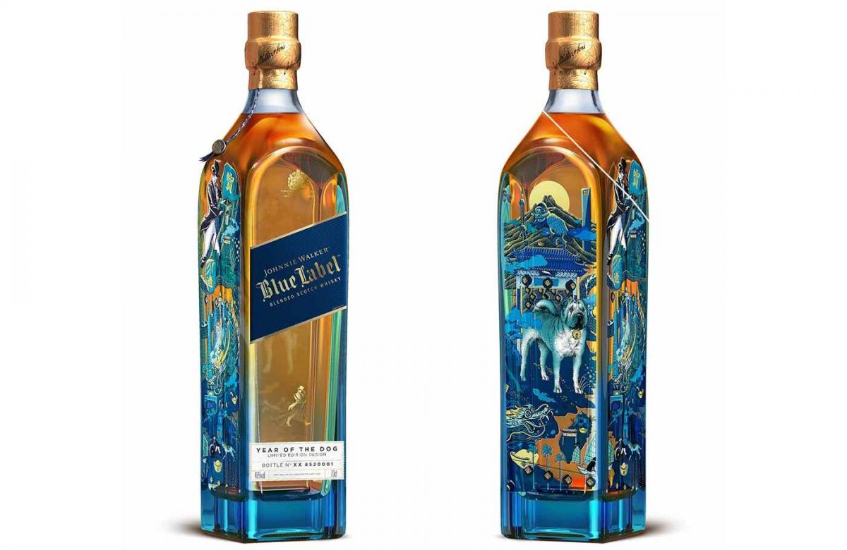 Johnnie Walker unveils new limited edition Blue Label bottle for the
