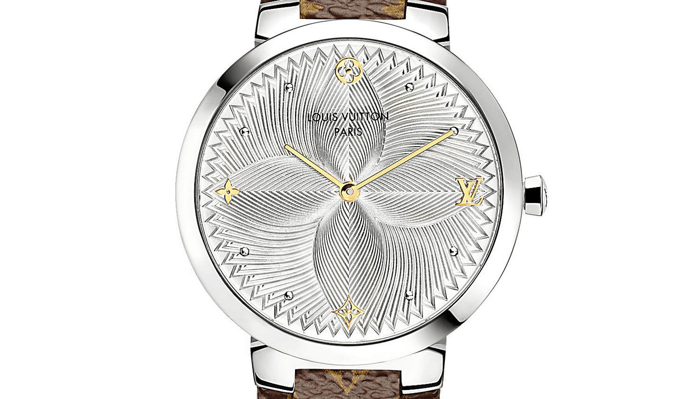 Louis Vuitton Tambour Flowers Diamond Watch